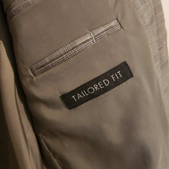 Jos A Bank Reserve 42L 100% Wool Traveler Blazer Check Plaid Windowpane  Long - Picture 11 of 13